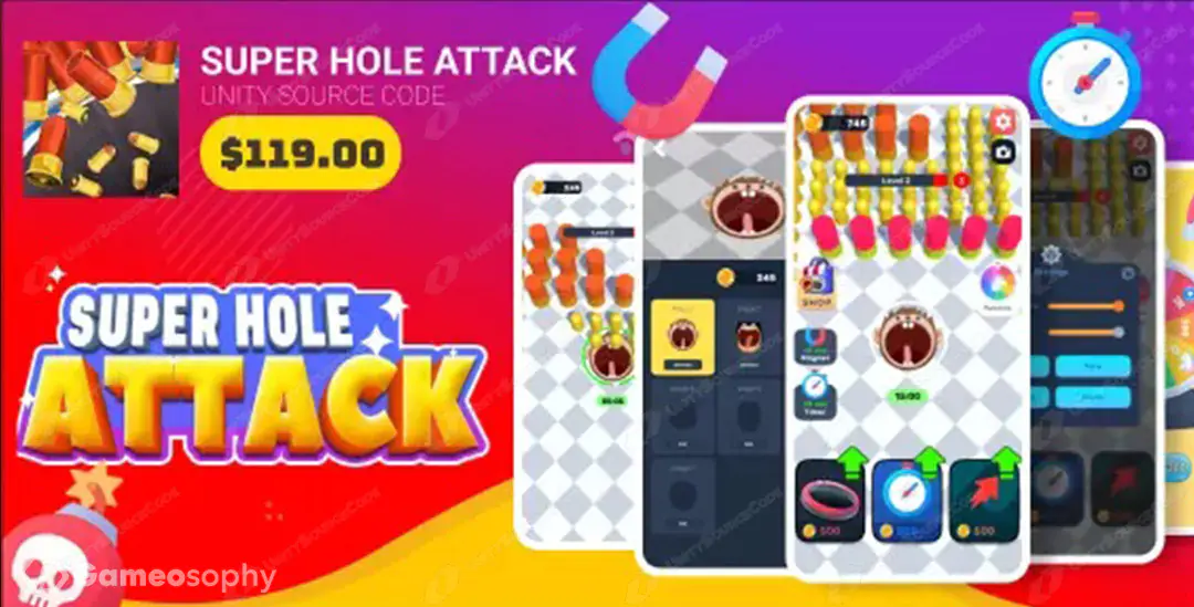 Super Hole Attack-Unity Game