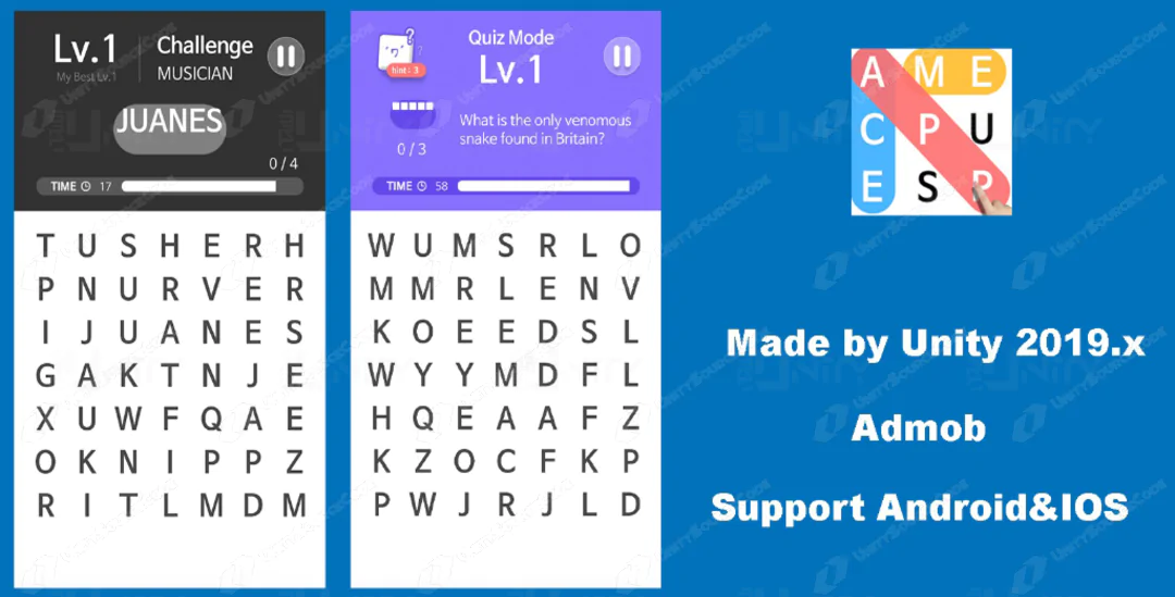 Word Game | Unity source code