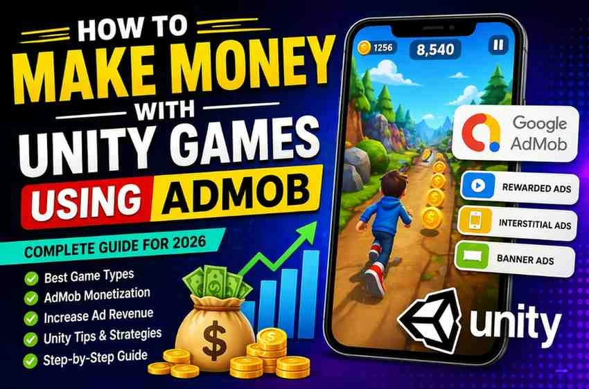 How to Make Money with Unity Games Using AdMob (Step-by-Step Guide)