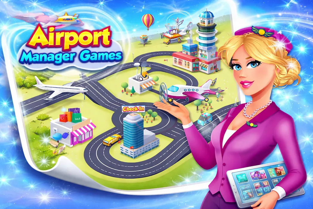 Airport Manager Unity Template Simulation Game with AdMob & Easy Reskin