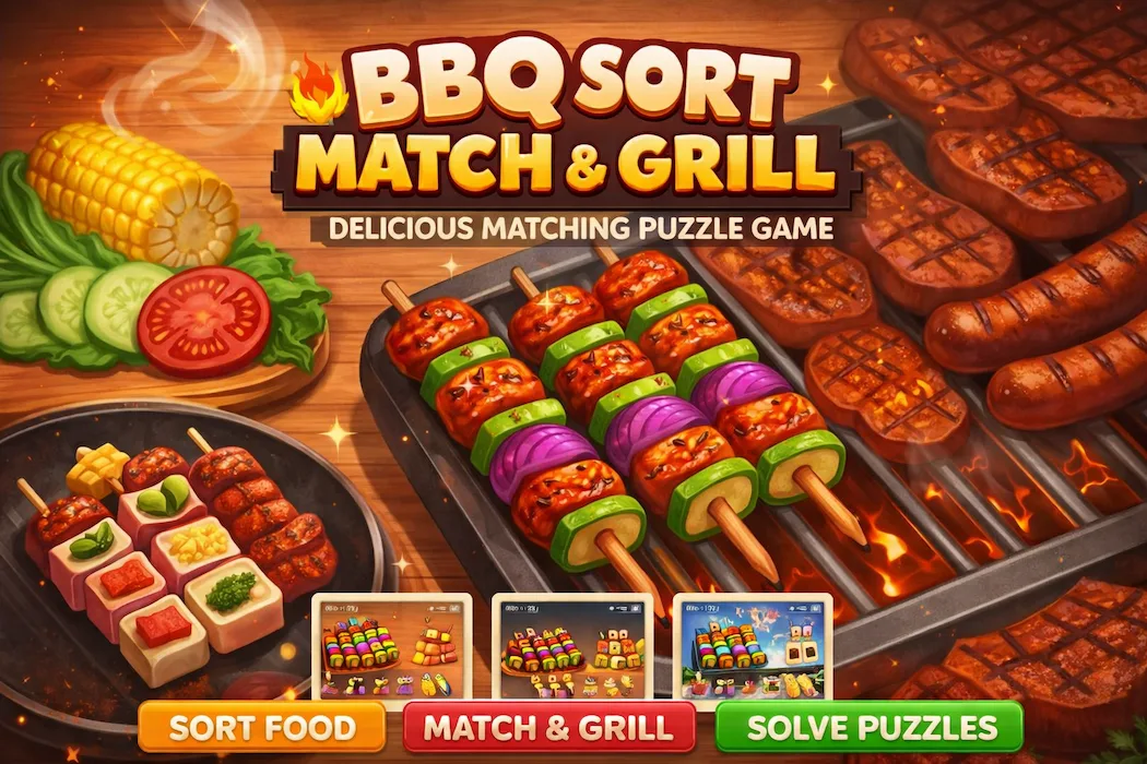 Food Sort Puzzle – Match & Grill Cooking Game Unity Source Code