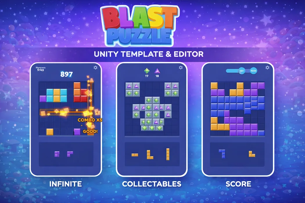 Blast Puzzle | Unity Template & Editor