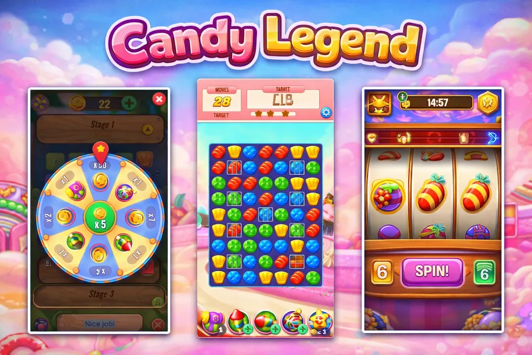 Candy Legend Unity Game – Full Source Code