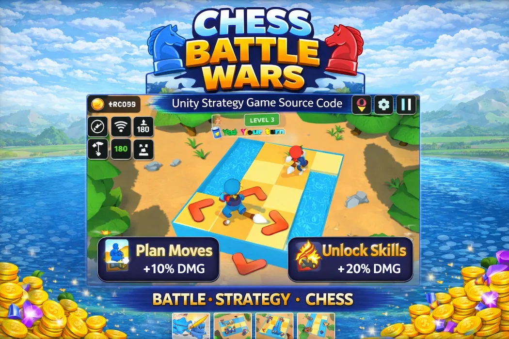 Chess Battle Wars – Complete Unity Strategy Game with Source Code