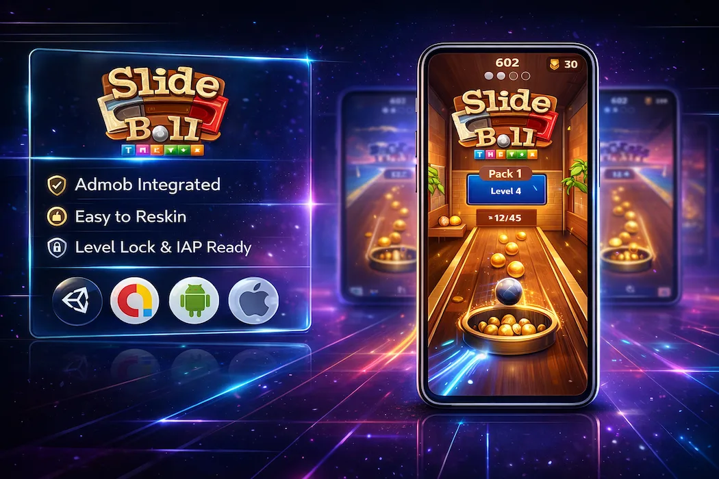 Download Slide The Ball Unity Project – Puzzle Game Template