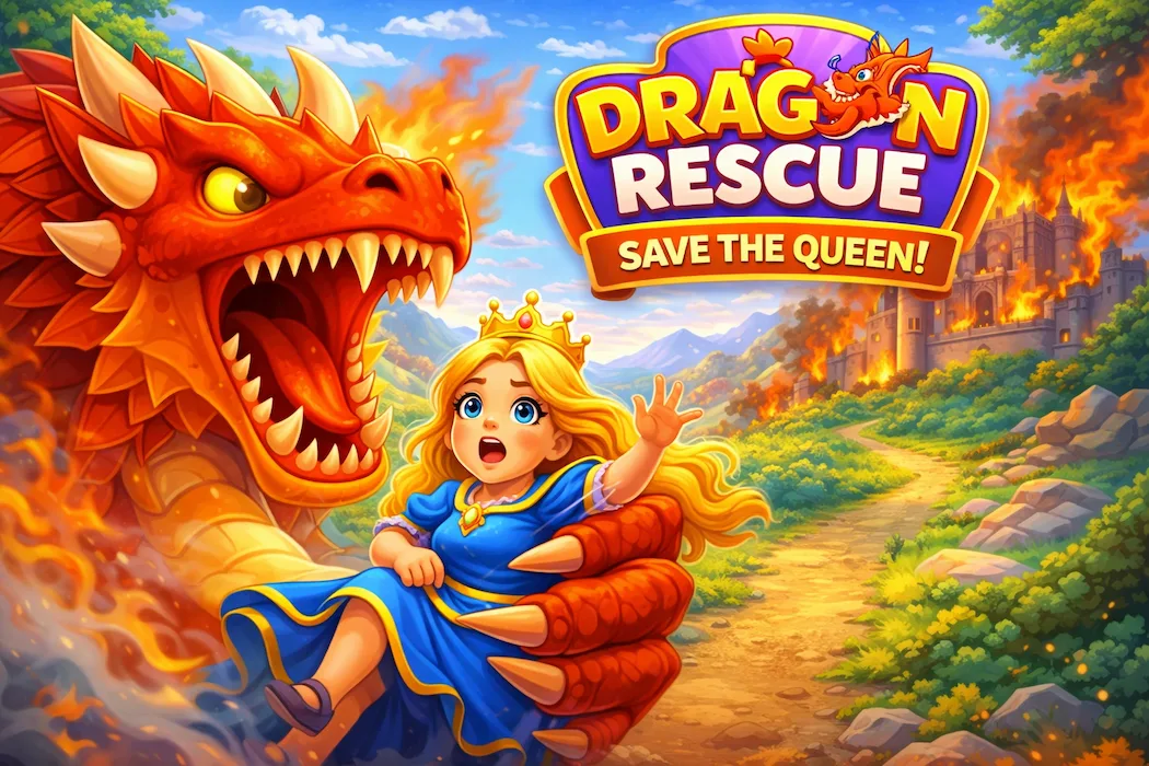 Queen Rescue Dragon Puzzle Unity Game Template with AdMob