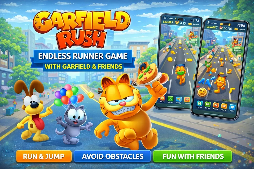 Cartoon Cat Rush Adventure – Endless Runner Unity Game Source Code