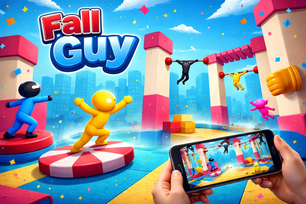 Fall Guy Hypercasual Unity Game Source Code Game Template
