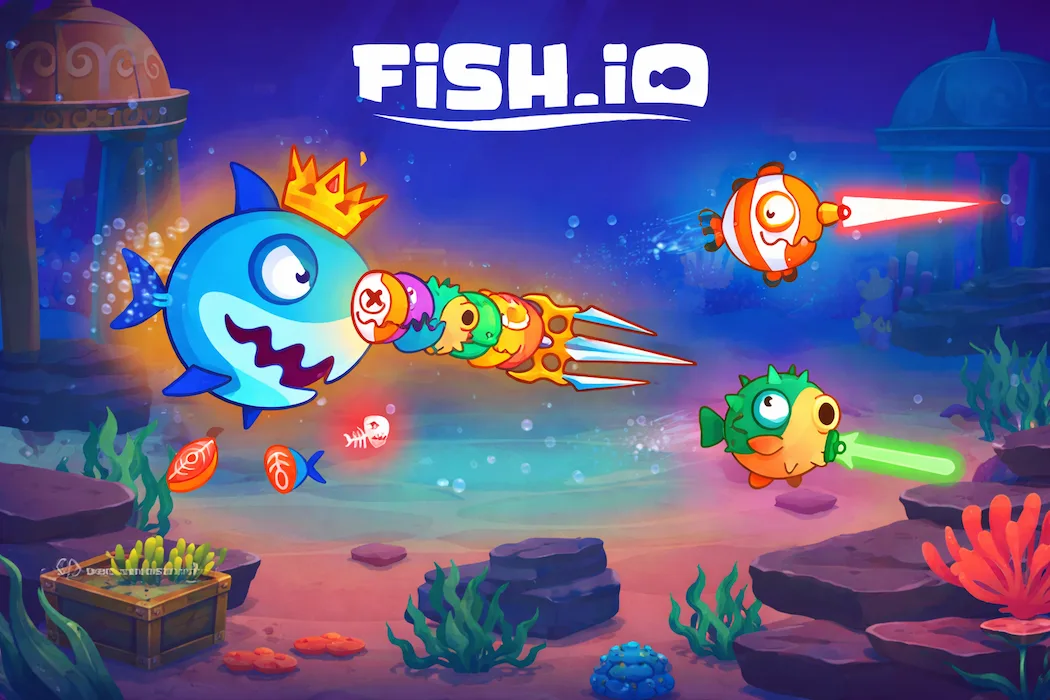Fish King Unity Game Source Code  Complete Fish.io Battle Game Project