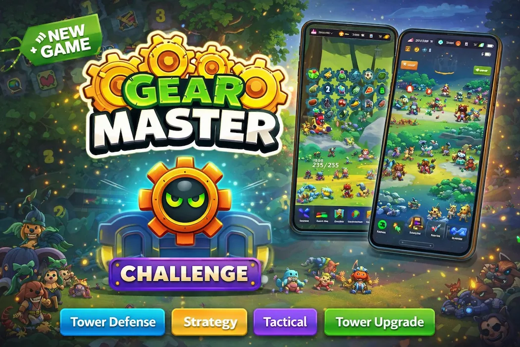 Gear Master Unity Game – Tower Defense Strategy & Tactical Battle Template