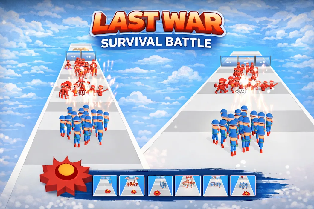 Last War Survival Battle – Crowd Runner & Combat Unity Game Template