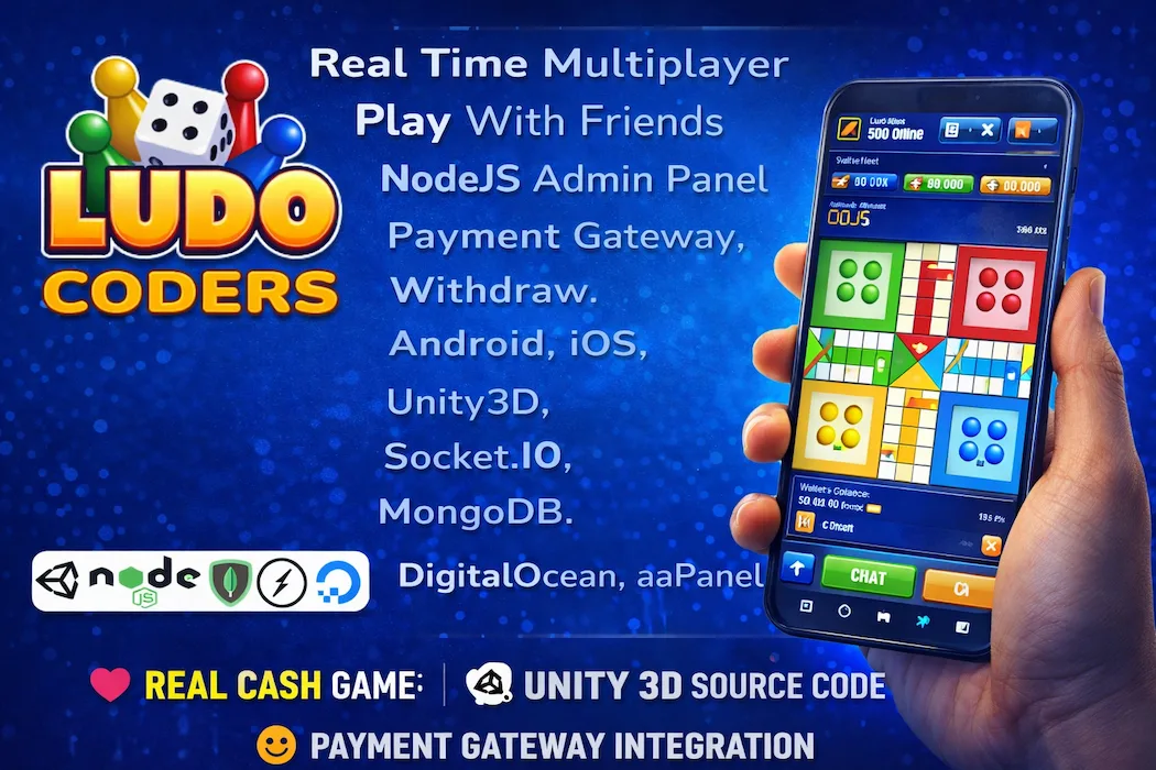 Ludo Online Multiplayer Game – Unity 3D Source Code