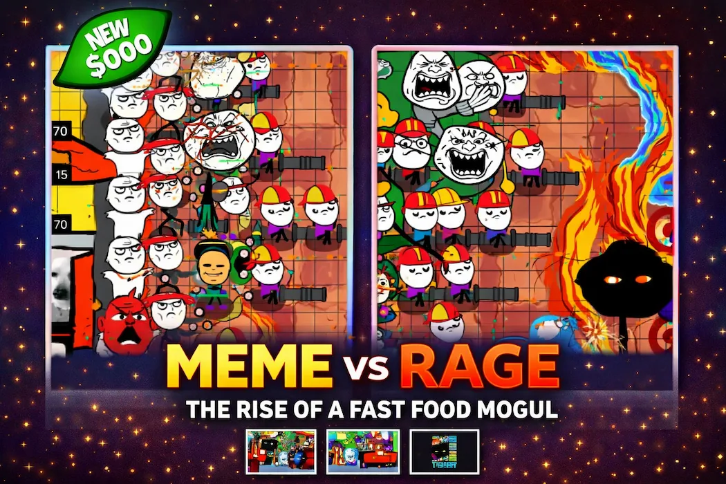 Meme vs Rage – Viral Tower Defense Unity Game Source Code