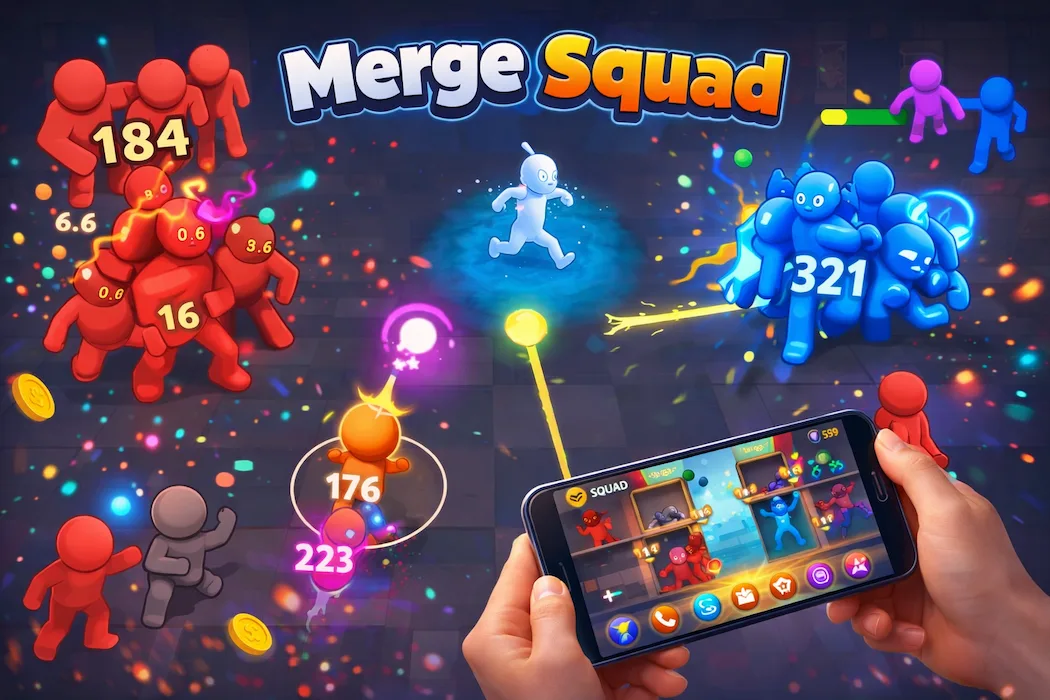 Merge Squad Unity Game Source Code – Action Merge Battle Mobile Game