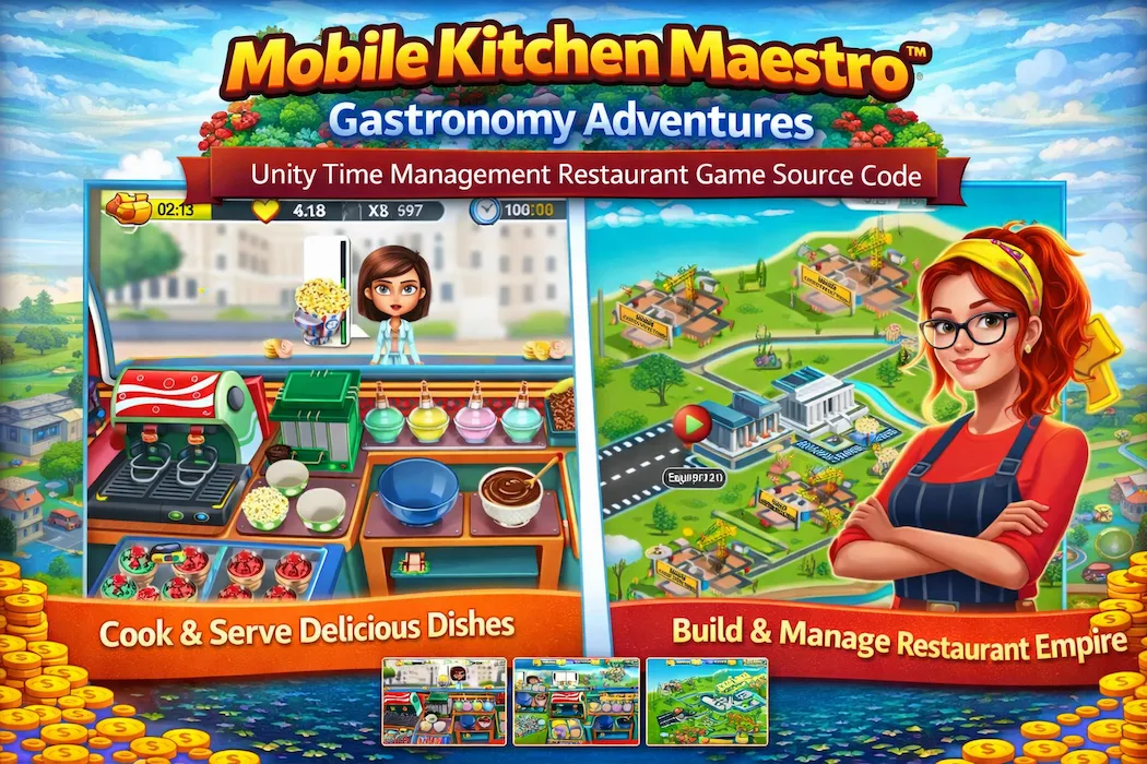 Mobile Kitchen Maestro™ – Ultimate Gastronomy Adventure Game Source Code