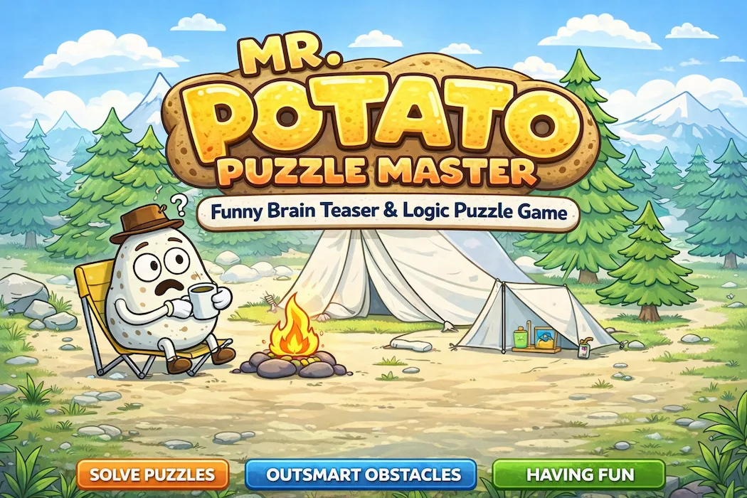 Mr Potato Puzzle Master – Funny Brain Teaser & Logic Puzzle Unity Game Source Code