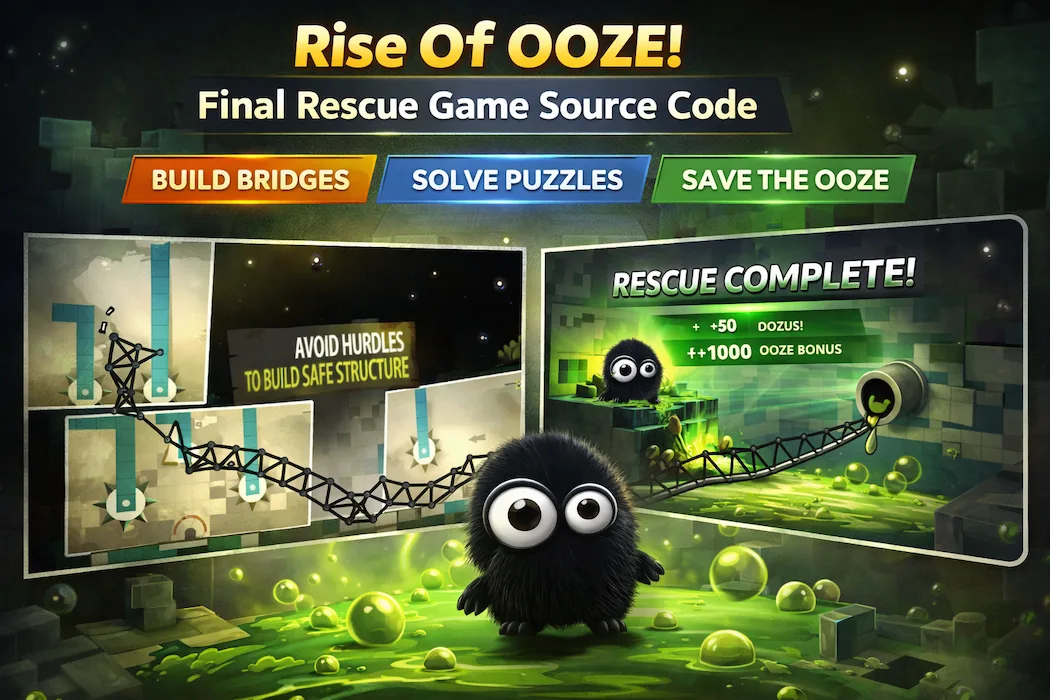 Rise of Ooze – Creative Puzzle Evolution Unity Game Source Code