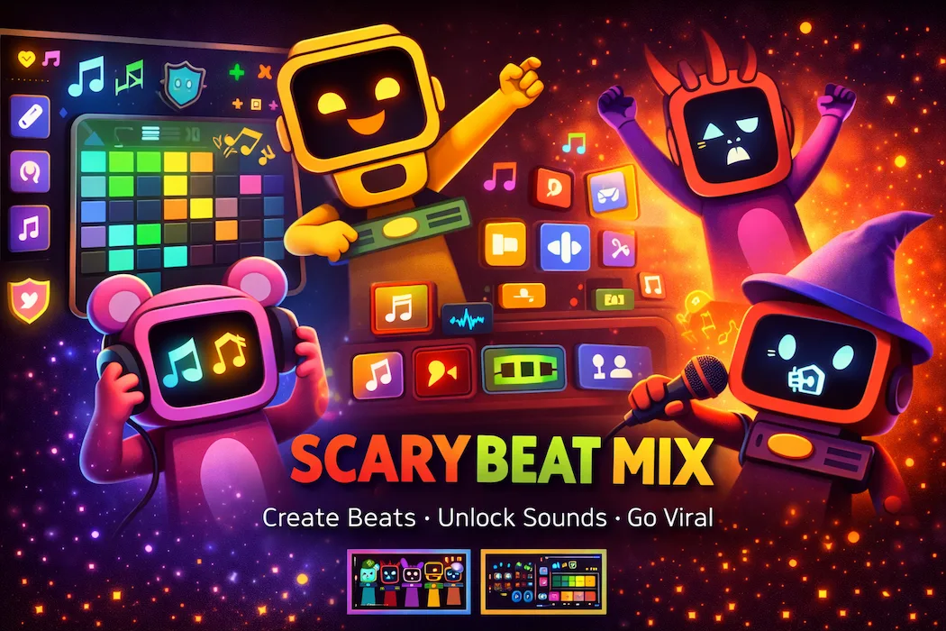 Scary Beat Box – Music Creator Unity Game Source Code