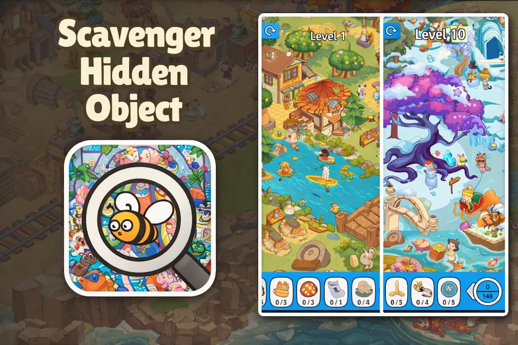 Scavenger Hidden Object Game Unity Source Code