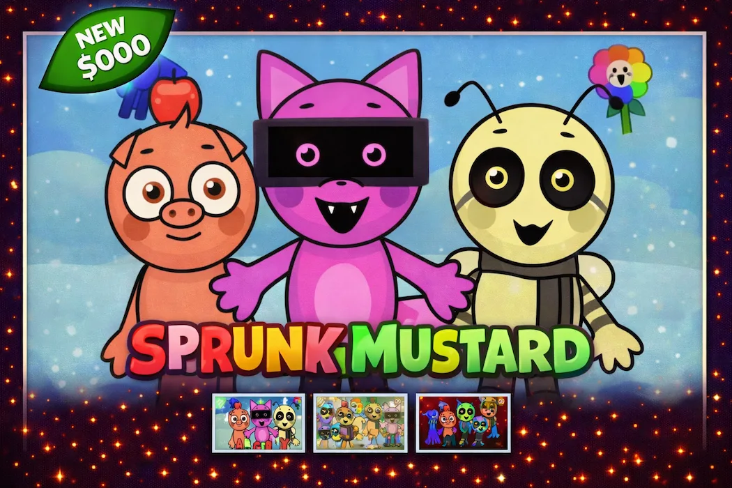 Sprunki Mustard – Kids Adventure Unity Game Source Code