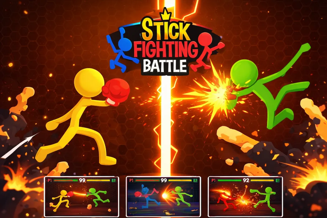 Duel Stick Fighting - 2 Player