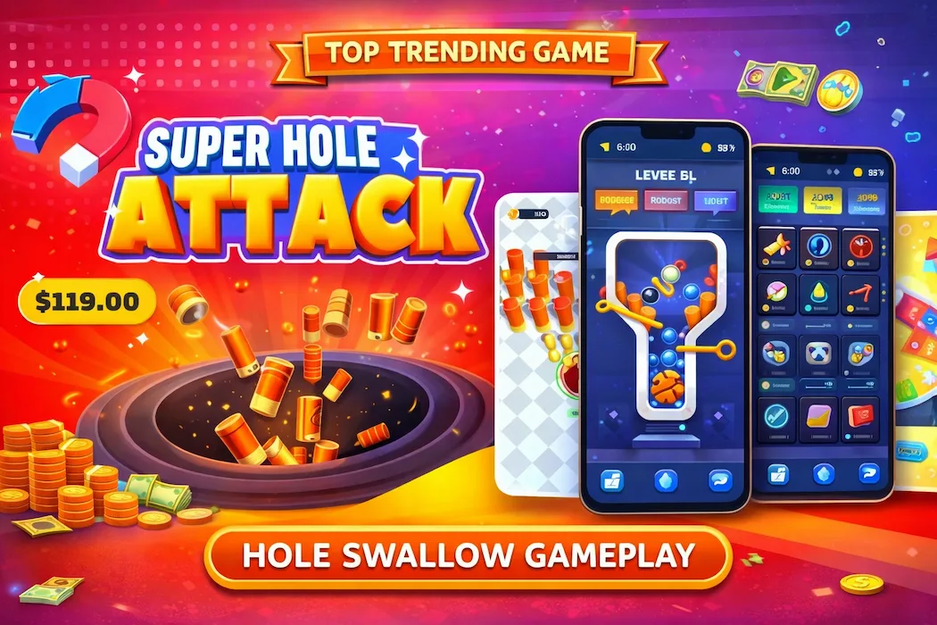 Super Hole Attack Game – Unity Source Code