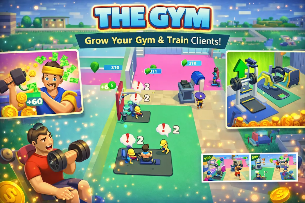 Gym Simulator Unity Game – Design, Manage and Grow Your Own Fitness Empire