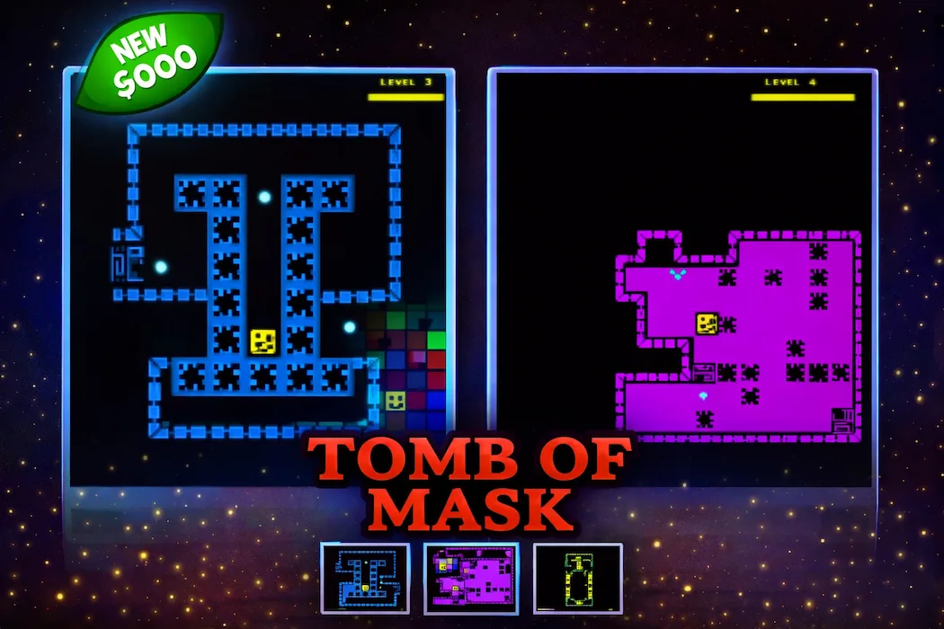 Tomb of the Mask – Hyper Casual Maze Unity Game Source Code