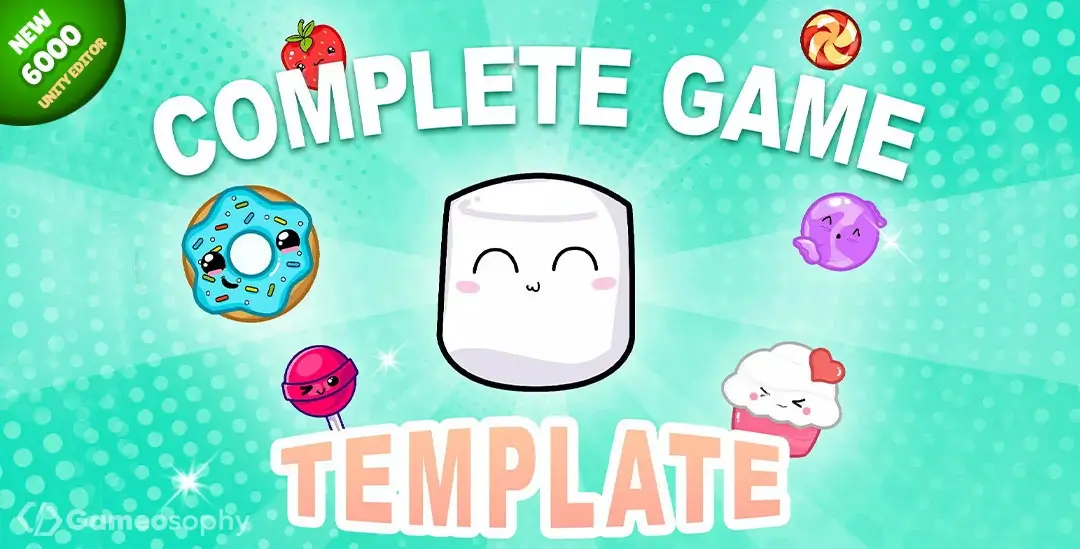 Candy Merge | Full Game + Template