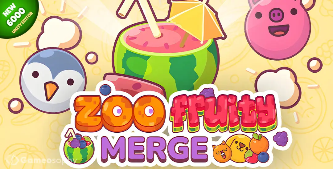 Zoo Fruity Merge | Unity Assets